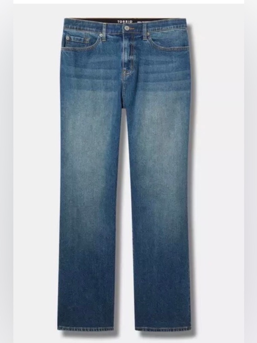 Torrid High Rise Baggy Straight Jeans Size 12 Short NWT